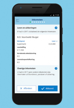 Aangifte 2017 app
