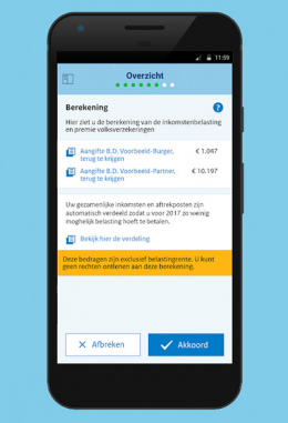 Belastingdienst aangifte app