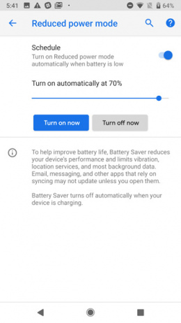 Android P Battery