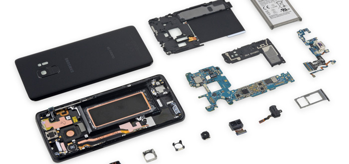 Samsung Galaxy S9 en S9+ zijn moeilijk te repareren