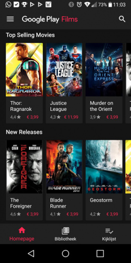 Google Play Movies 4K