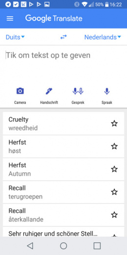 Google Translate app