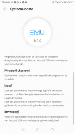 Huawei p10 Android 8.0 Oreo 3