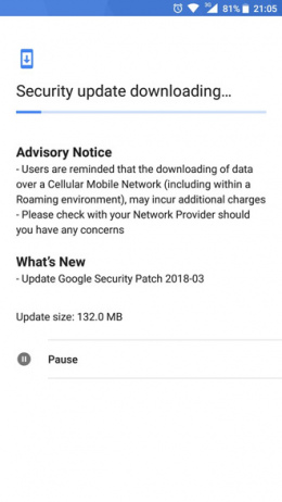 Nokia 5 6 beveiligingsupdate maart 2018