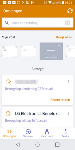 PostNL app 5.0