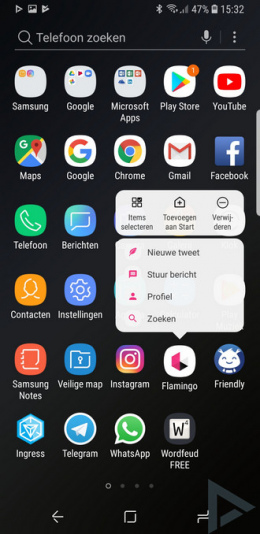 Samsung Galaxy S9 App verwijderen