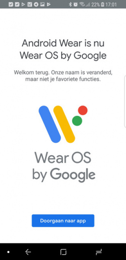 Wear OS app Android Wear