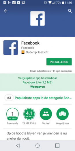 Google Play Store vergelijkbare app