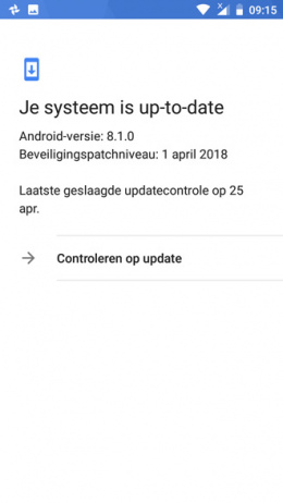 Nokia 5 Beveiligingsupdate april 2018