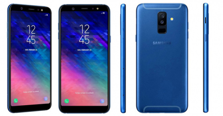 Samsung Galaxy A6 Plus blauw