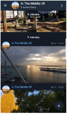 Telegram 0.20.6 in-line-foto's