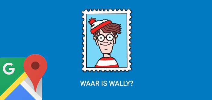 Waar is Wally verschijnt in Google Maps