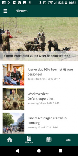 Landmacht app