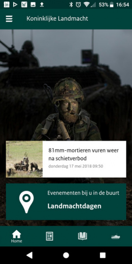 Landmacht app