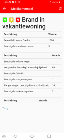 Meldkamerspel app