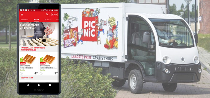 Picnic update: vernieuwde frisse app voor online supermarkt; groter assortiment