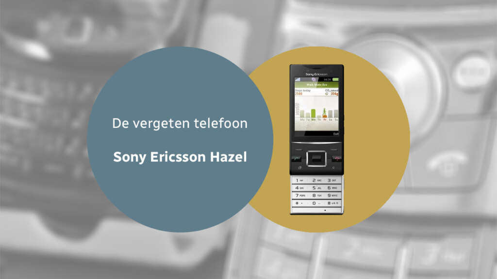 Sony Ericsson Hazel vergeten header
