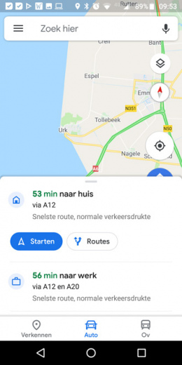 Google Maps design
