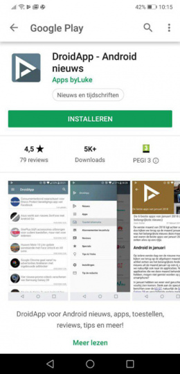 Google Play Store nieuwe interface