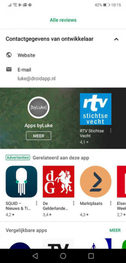 Google Play Store nieuwe interface