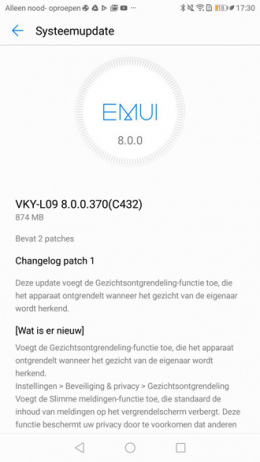 Huawei P10 370 update