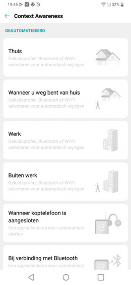 LG G7 Context awareness