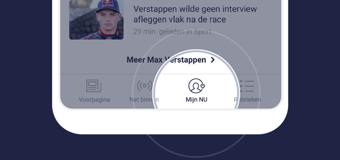Mijn NU header nu.nl app