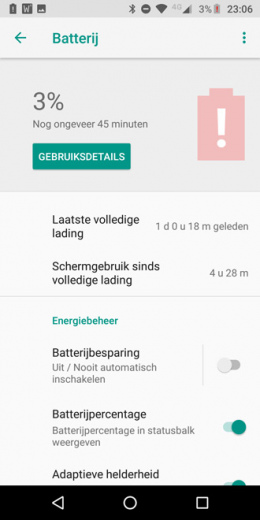 Moto G6 accuduur