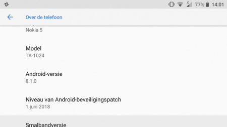 Nokia 5 6 beveiligingsupdate juni 2018
