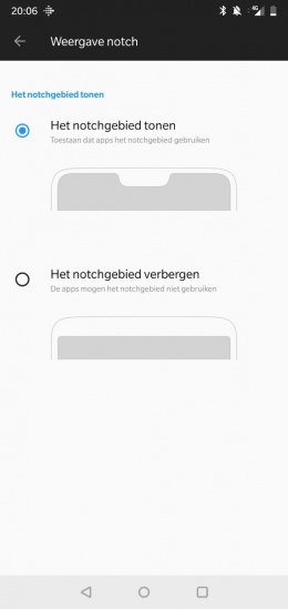 OnePlus 6 notch