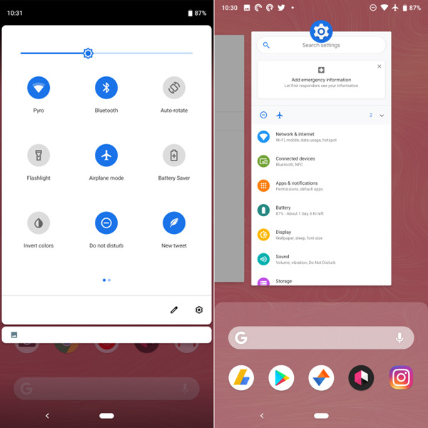 Android P Beta developer preview