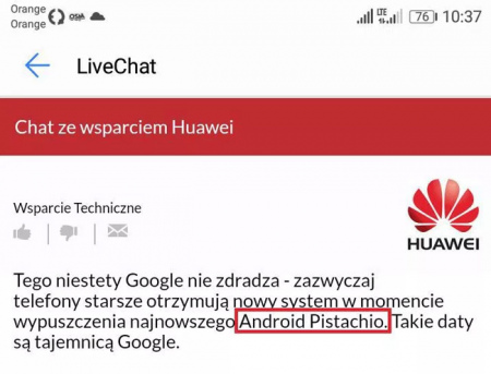 Android Pistache Huawei