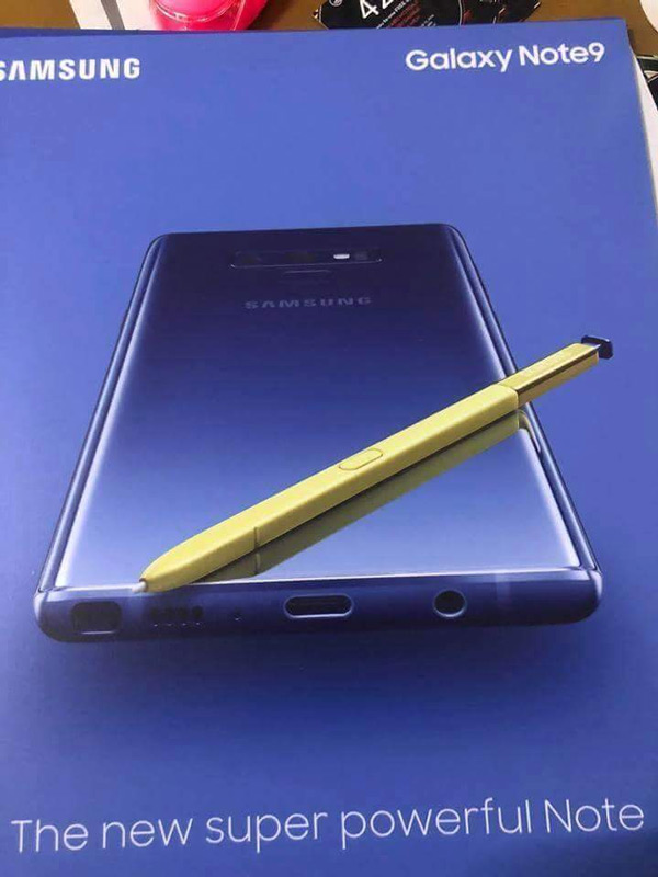 Galaxy note 9 poster