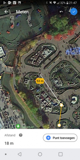 Google Earth meten