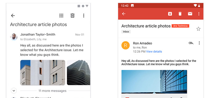 Google redesign wit app