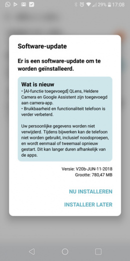 LG G6 V20b update juni