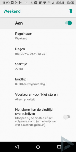 Moto G6 Niet Storen