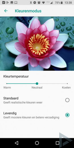 Moto G6 weergave