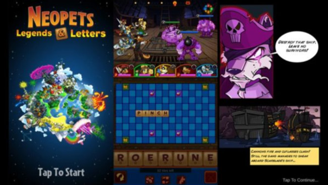 Neopets Legends and letters