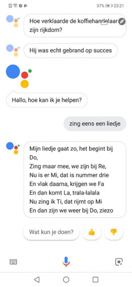 Google Assistent Nederlands