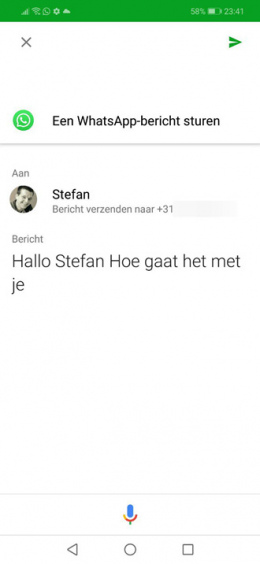 Google Assistent WhatsApp