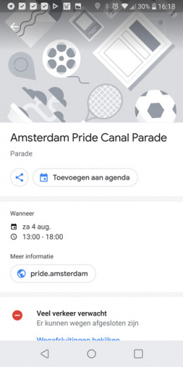 Google Maps Canal Parade