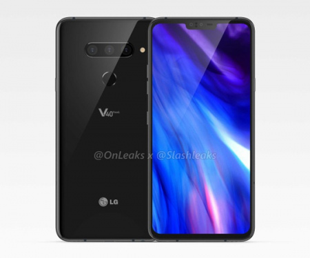 LG V40 render