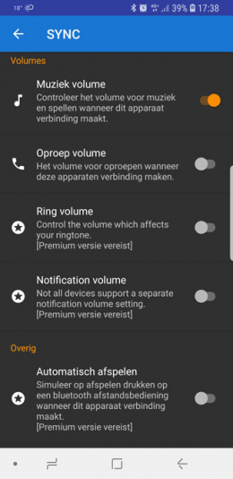 Bluetooth Volume Control