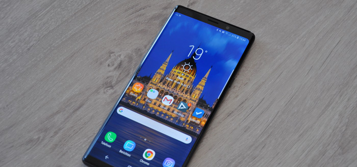Samsung rolt beveiligingsupdate augustus uit naar Note 9