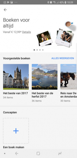 Google foto's fotoalbum