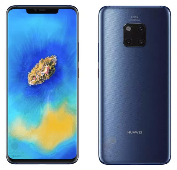 Huawei Mate 20 pro blauw