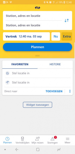 NS Reisplanner Xtra app