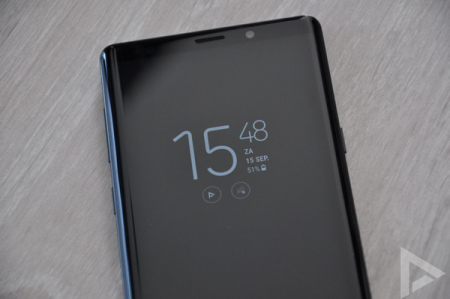 Samsung Galaxy Note 9 always on display