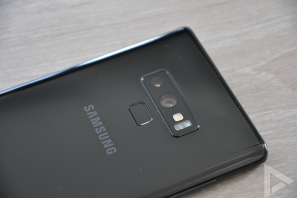Samsung Galaxy Note 9 vingerafdrukscanner
